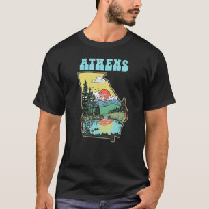 Camiseta Atenas Geórgia ao ar livre Primo de Estado do Vint