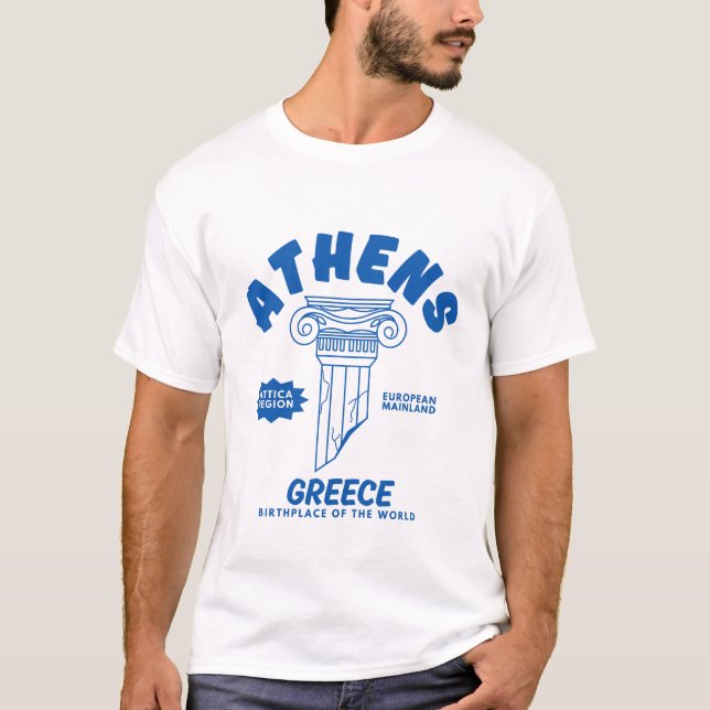 Camiseta Atenas Grécia (Frente)
