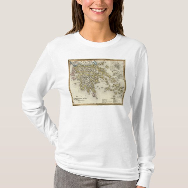 Camiseta Atenas, piscina (Frente)