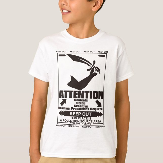 CAMISETA ATENÇÃO (Frente)