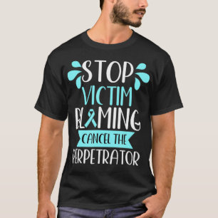 Camiseta Atenção à agressão sexual Vítimas de agressões sex