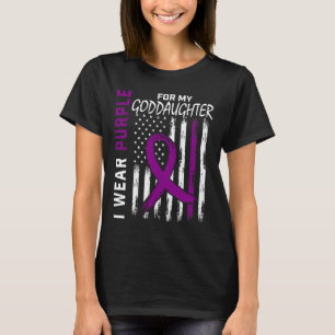 Camiseta Atenção à Câncer de pâncreas Roxa Godfilha
