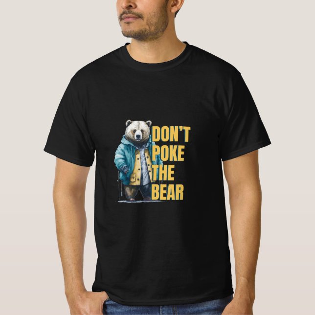 Camiseta Atenção Amigável: 'Não Põe a Piada Engraçada do Ur (Frente)