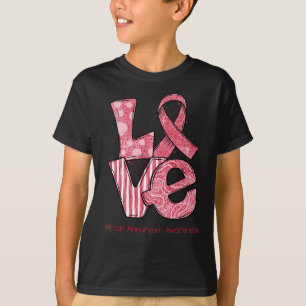 Camiseta Atenção ao Aneurismo do Brain do Fita do AMOR Mês