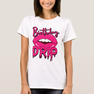 Camiseta Atenção ao Cancer da Mama de Aniversário Legal Ros