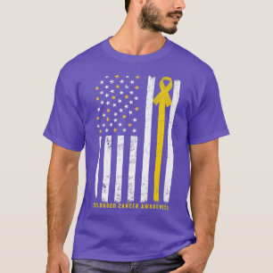 Camiseta Atenção ao Cancer de Infância do Esquadrão de Supo