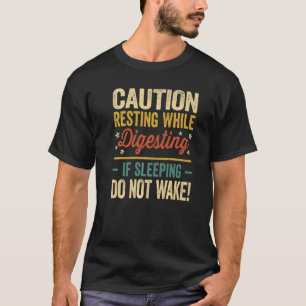 Camiseta Atenção Ao Descansar Ao Digitalizar Se Dormir Não