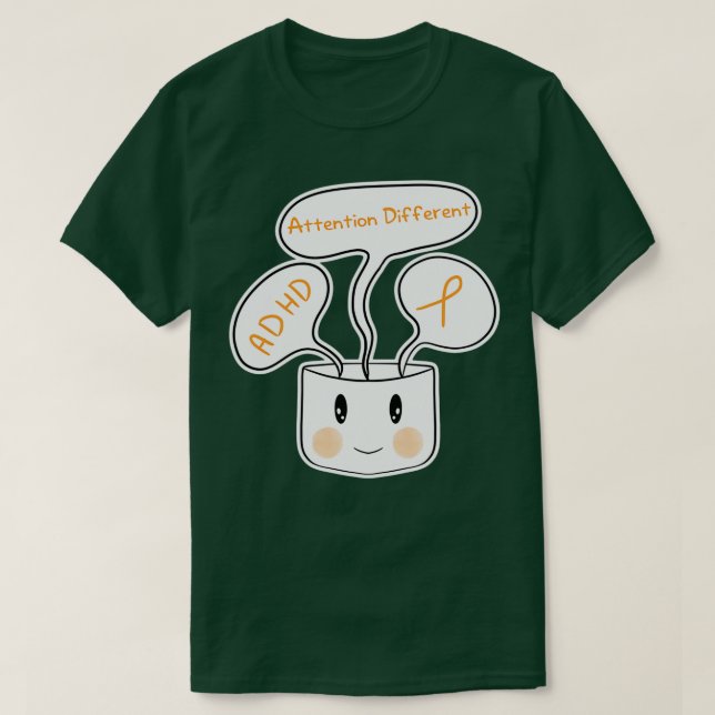 Camiseta Atenção aos diferentes níveis de conscientização d (Frente do Design)