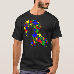 Camiseta Atenção aos Quebra-cabeça do Skunk Animais