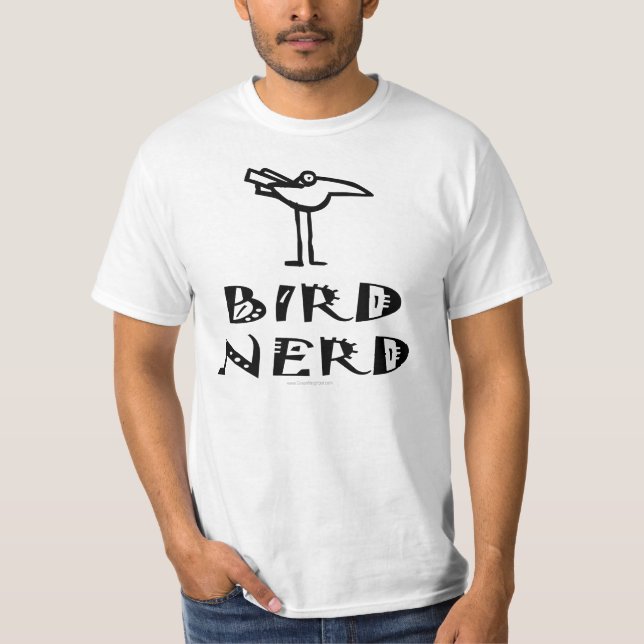Camiseta Atenção às aves, Ornitologia, Aves (Frente)