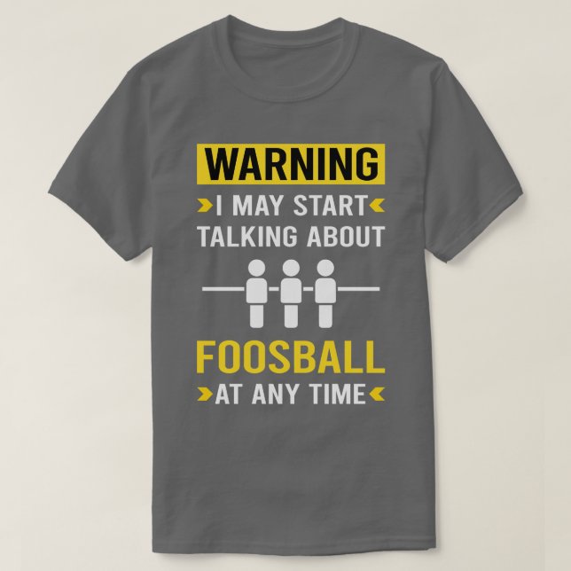 Camiseta Atenção Foosball (Frente do Design)