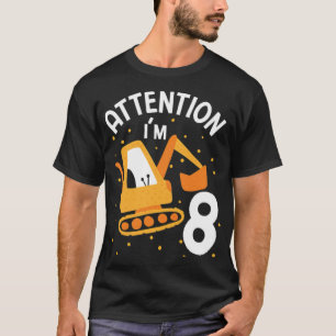 Camiseta Atenção Im 8 Roupa engraçada de yoga de arte de ca