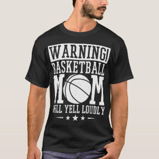 Camiseta Atenção No Basquete, Mamãe Gritará Muito No Basque