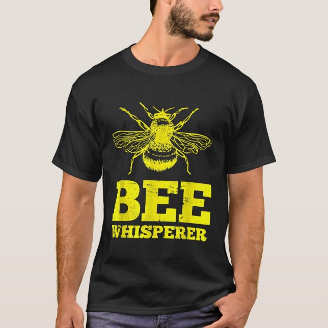 Camiseta Atenção: O Apicultor Tenta Manter O Detentor De Ab (Frente)