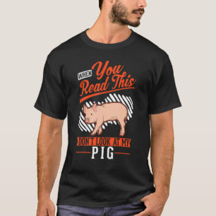 Camiseta Atenção Piggy Farmer Pig