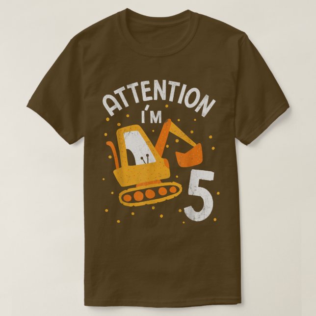Camiseta Atenção, sou 5 andarilhos (Frente do Design)
