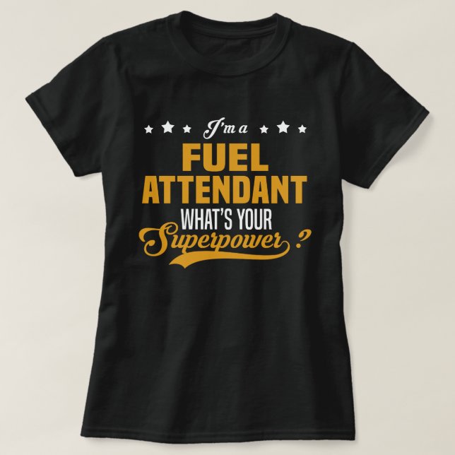 Camiseta Atendedor de Combustível (Frente do Design)