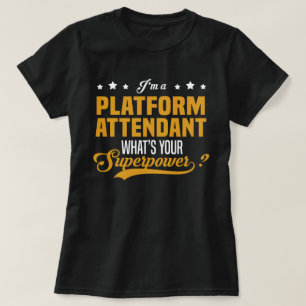 Camiseta Atendedor de plataforma