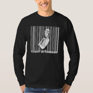 Camiseta Atendedor de Voo da Air Hostess Airline Stewardese