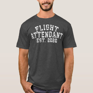 Camiseta Atendedor de Voo est 2020 Novo Atendedor de Voo