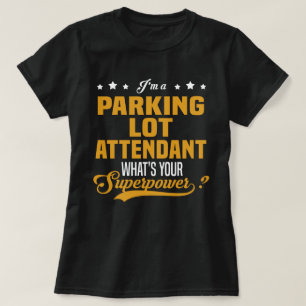 Camiseta Atendedor do Lote de Estacionamento
