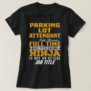 Camiseta Atendedor do Lote de Estacionamento