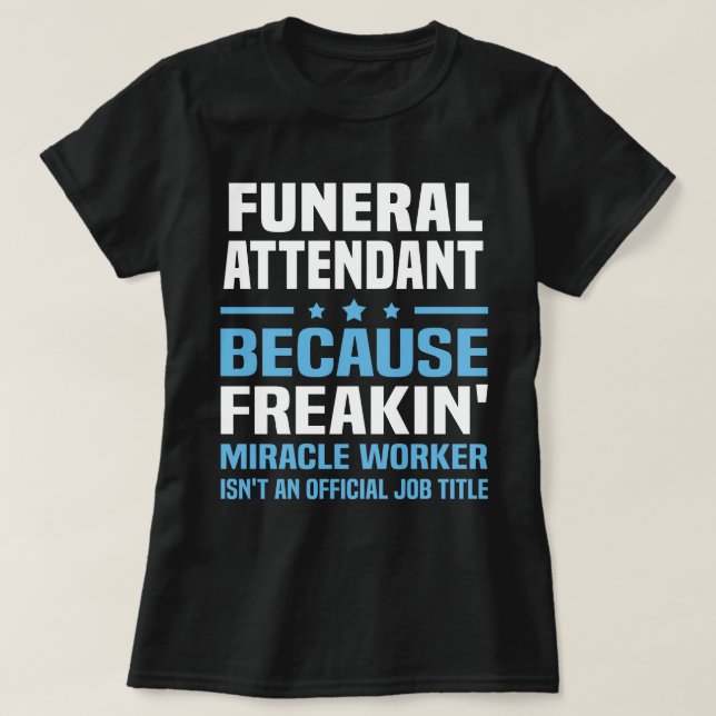 Camiseta Atendedor Funeral (Frente do Design)
