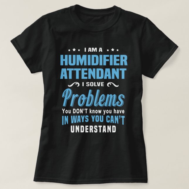 Camiseta Atendedor Humidificador (Frente do Design)