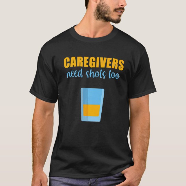 Camiseta Atendedor Precisa De Tiros Para Assistente De Enfe (Frente)
