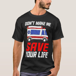 Camiseta Atendente de Ambulância Paramédico Técnico de Emer