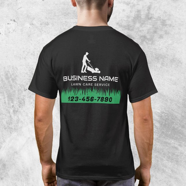Camiseta Atendimento e Paisagem Preto (Criador carregado)