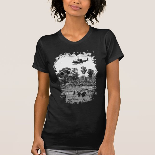 Camiseta Aterragem de Vietnam Huey (Frente)