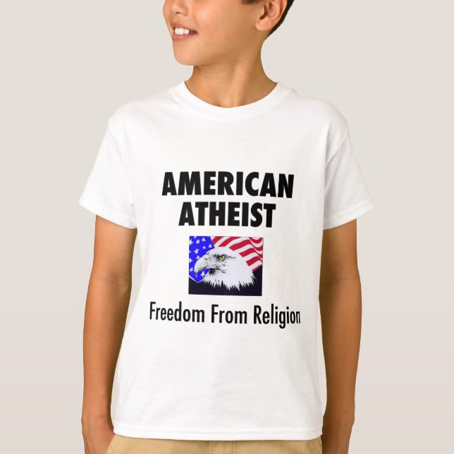 Camiseta Ateu americano (Frente)