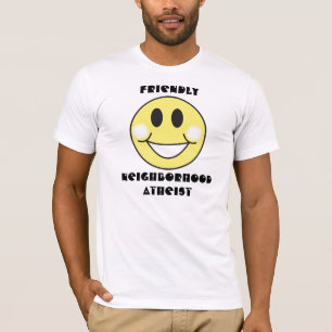 Camiseta Ateu amigável da vizinhança