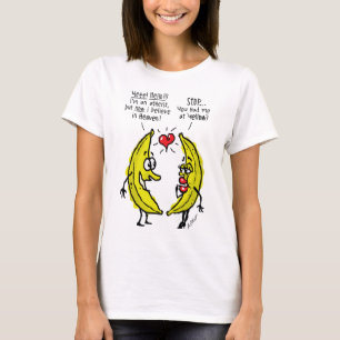 Camiseta Ateus indo às Bananas -
