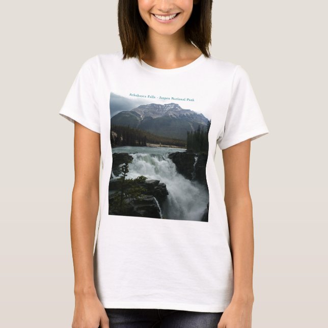 Camiseta Athabasca cai parque nacional de jaspe (Frente)