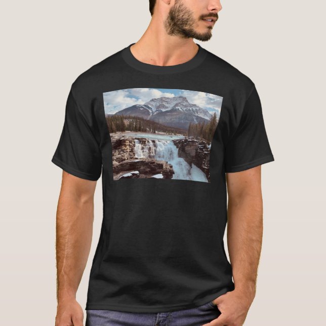 Camiseta Athabasca Falls Premium T-Shirt (Frente)
