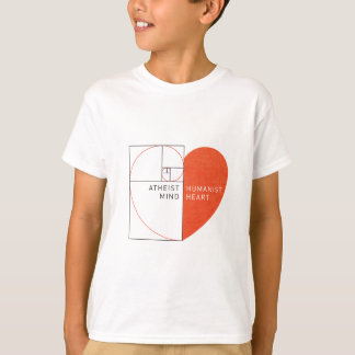 Camiseta Atheist Mind, Coração Humanista
