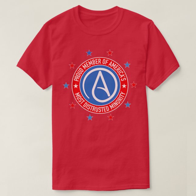 Camiseta AtheistMais Minoria Distruída (Frente do Design)