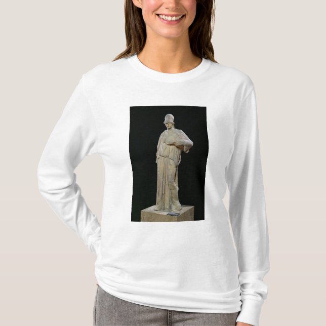 Camiseta Athena com um cist, cópia romana de um século IV (Frente)