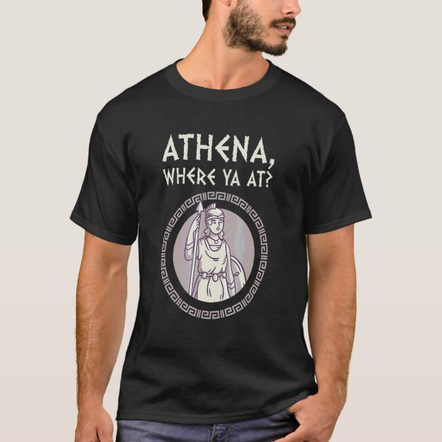 Camiseta Athena Deus Grego e Mitologia Grega Antiga Histo (Frente)