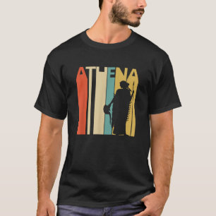 Camiseta Athena Deusa Vintage Estilo Retroativo Presente
