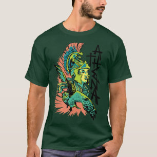 Camiseta Athena Grega Mythology Antigos Monstros de Grécias