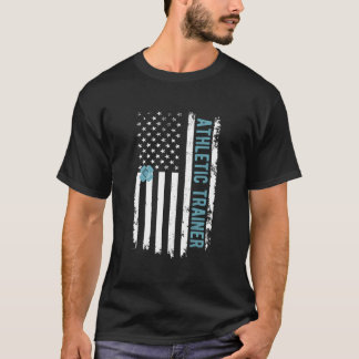 Camiseta Athletic Trainer Us Flag Athletic Training