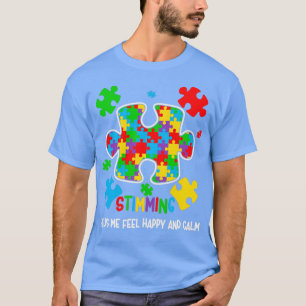 Camiseta Atimar me ajuda a me sentir feliz e calmo Autismo