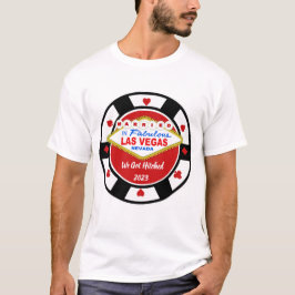 Camiseta Atingido em Vegas Poker Chip T-Shirt