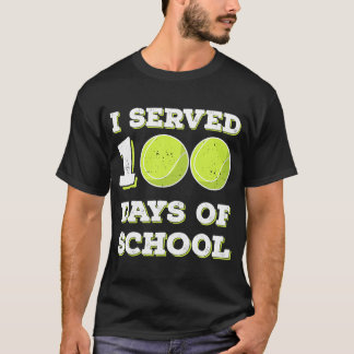 Camiseta Atingir 100 dias de Tênis da escola Meninos profes