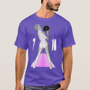 Camiseta Atingir O Humor Da Boliche Retro 710