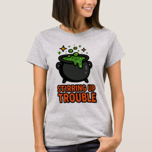 Camiseta ATINGIR O PROBLEMA - Engraçado - Halloween
