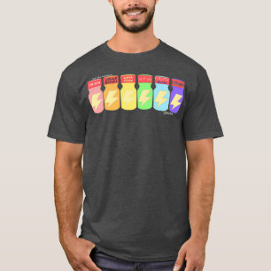 Camiseta Atingir o Rainbow Poppers Modern